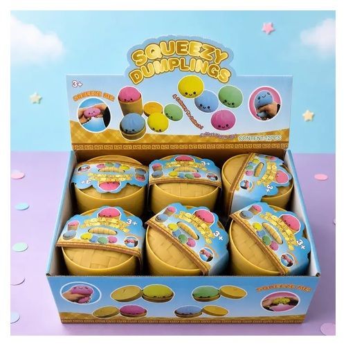 Squishy Bun Mystery Blind Pack – Assorted Solid Colors