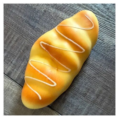 Drizzled Treat Squishy Squish Bread Stress Fidget Toy