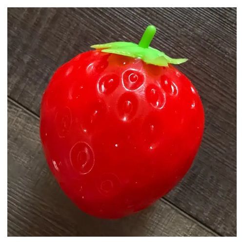 Squishy Squish Strawberry Stress Toy - Small (2.4 inch)