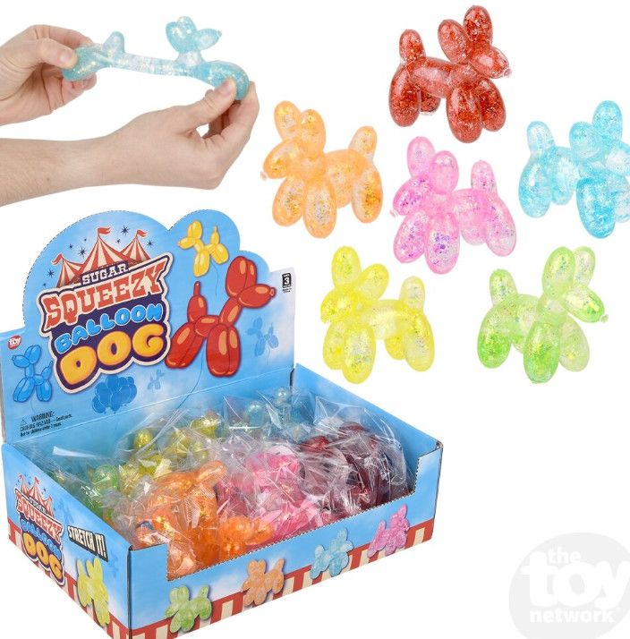 3.5" Sugar Squeezy Balloon Dog