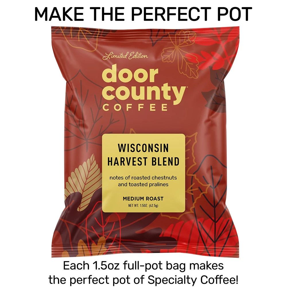 Wisconsin Harvest Blend 1.5 oz | Door County Coffee