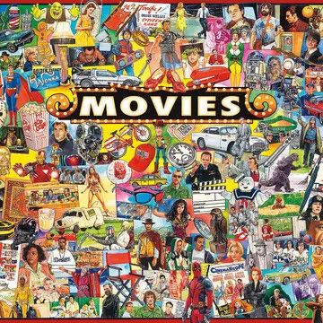 The Movies - 1000 Piece Jigsaw Puzzle
