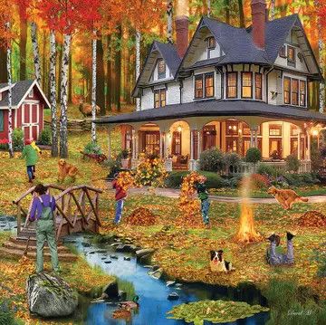 Autumn Leaves - 1000 Piece Jigsaw Puzzle