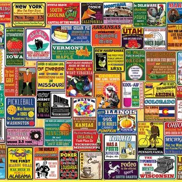 State Trivia - 1000 Piece Jigsaw Puzzle