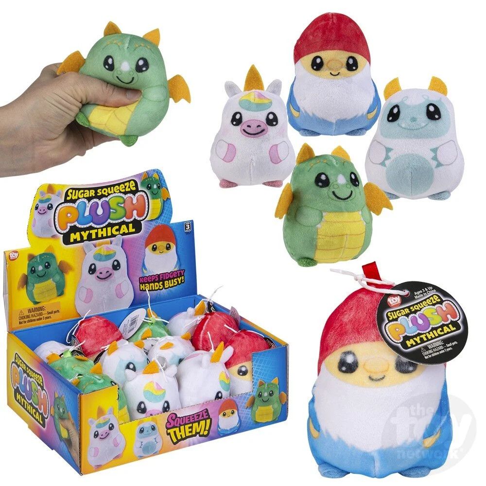 2.75" SUGAR SQUEEZE PLUSH MYTHICAL ASSORTMENT