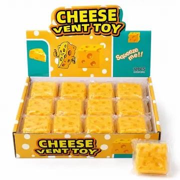 Squishy Cheese Sensory Squeeze Toy