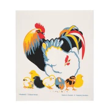 Swedish Dishcloth - KH Chicken Family