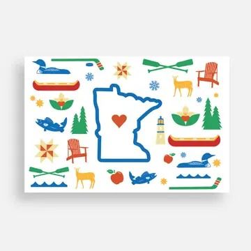 Postcard | MN Love Icons