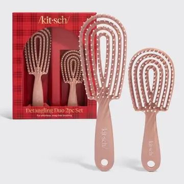 Kitsch Detangling Duo 2pc Set - Terracotta