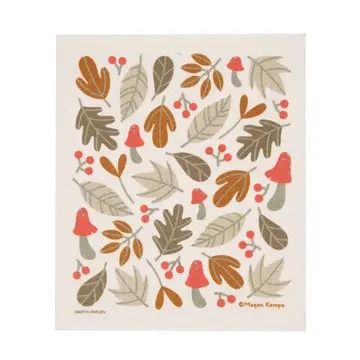 Swedish Dishcloth - MK Fall Leaves