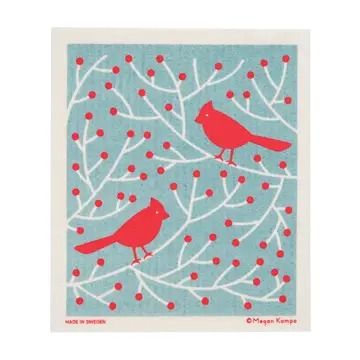 Swedish Dishcloth - MK Cardinal Branch