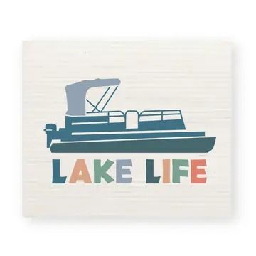 Swedish Dishcloth | Lake Life Pontoon