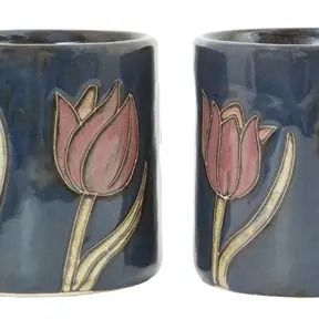Mara Stoneware Tulip Flower Mug