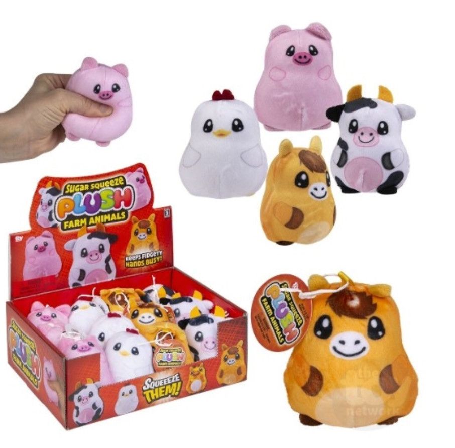 2.75" Sugar Squeeze Plush Dinosaur Assortment
