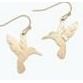Earrings - Burnished Gold Hummingbird