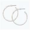 Earrings - Hammered Matte Silver