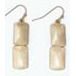 Earrings - Burnished Gold Rectangles
