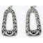 Earrings - Silver Filigree Open Drop