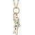 Necklace - Gold Chain w Spotted Fish