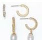 Earrings - Duo Crystals and Pearls