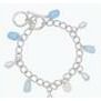 Bracelet - Slvr w Sea Glass &amp; Pearls