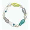Bracelet - Ceramic Fish w Pearls