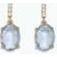 Earrings - Blue Crystal Drop