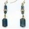Earrings - Gold &amp; Semi-precious Drop