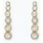 Earrings - Graduated CZ Rounds Gold