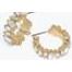 Earrings - Baguette Crystals in Gold