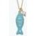 Necklace - Enamel and Gold Fish