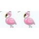 Earrings - Bright Pink Flamingos