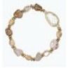Bracelet - Translucent Brown Beads