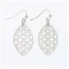 Earrings - Matte Silver Cutouts