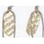 Earrings - Hammered TwoTone Drops - Rectangle