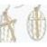 Earrings - Hammered two tone w cross