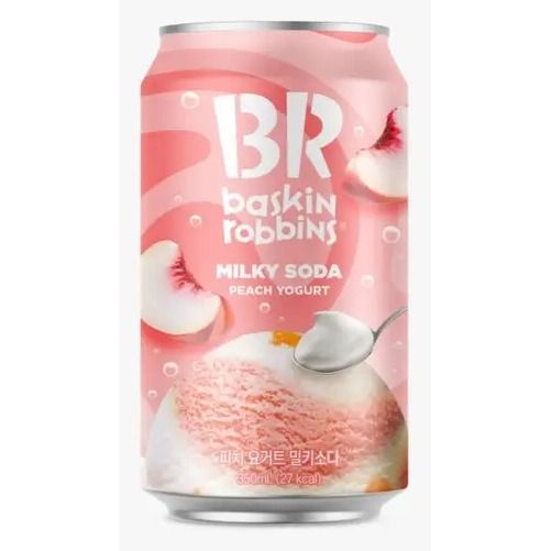 Limited Import - Baskin Robins Milky Soda Peach Yogurt 350ml