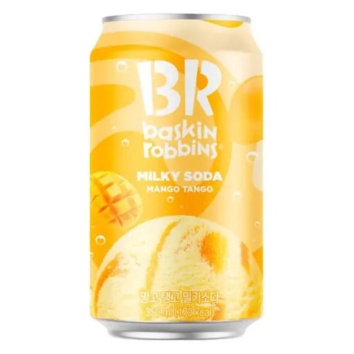 Limited Import - Baskin Robins Milky Soda Mango Tango 350ml Can