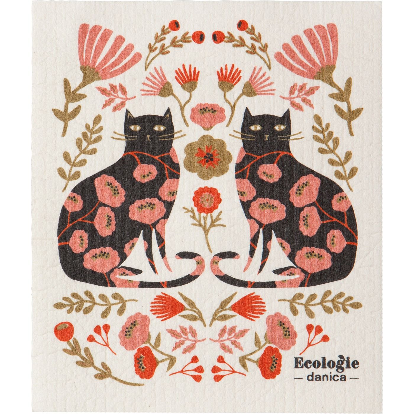 Catbloom Swedish Dishcloth 70% Cellulose, 30% Cotton W6.5 × L8"