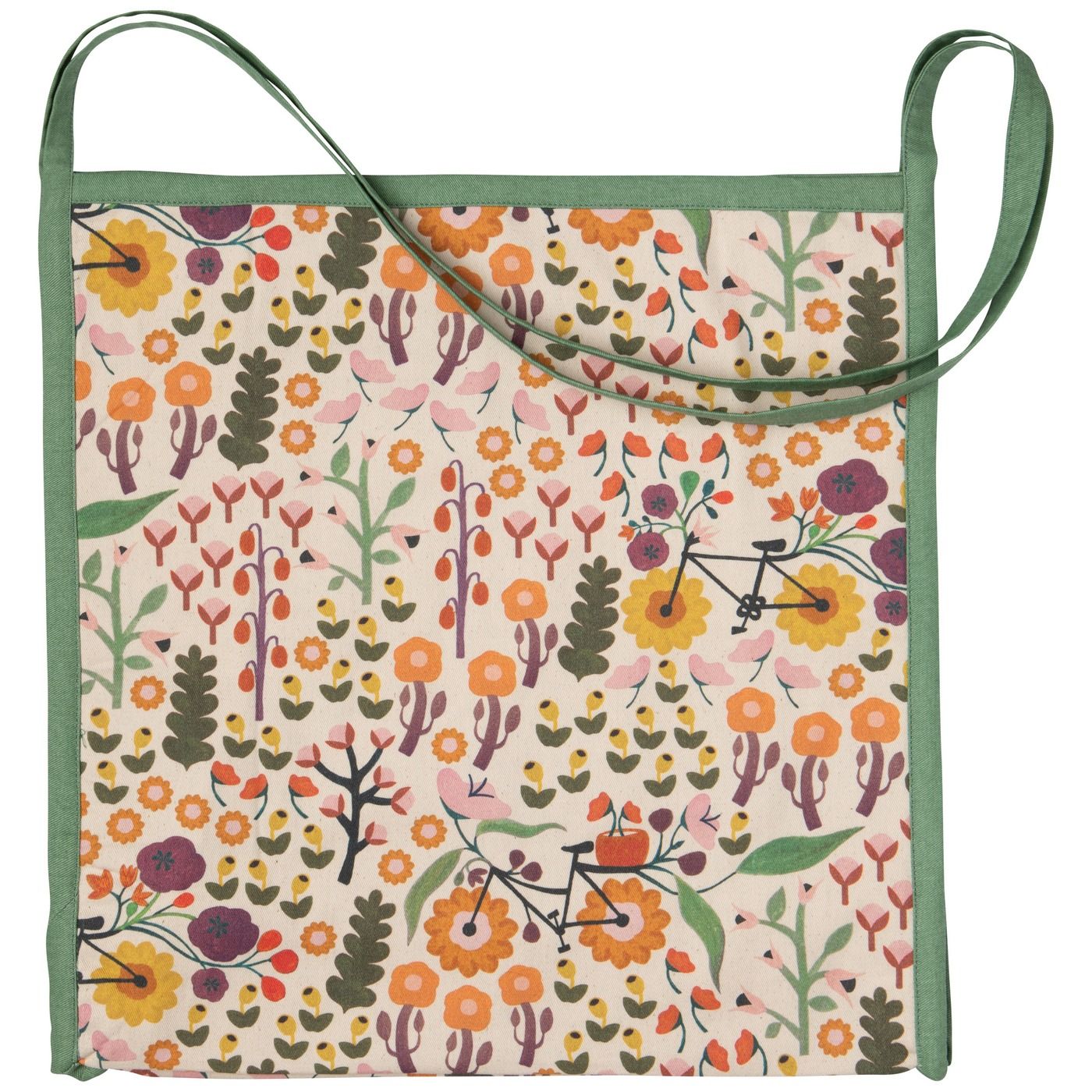 Petal Power Slouch Tote Cotton W14 × H15 × D5.75" / Strap Drop: 14"