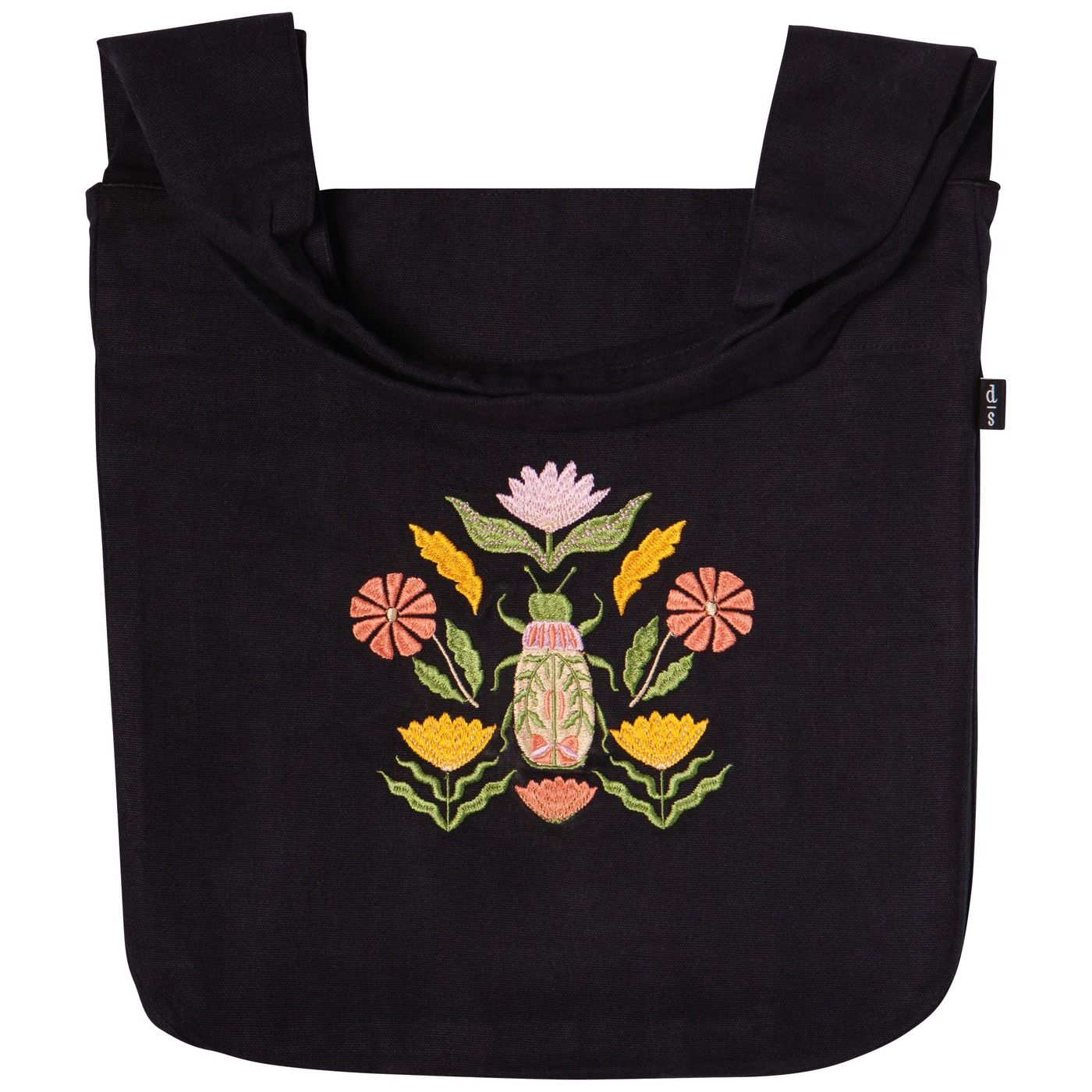 Amulet To &amp; Fro Tote Body: Cotton; Embroidery: Polyester W13 × H13.5 × D2.25" / Strap Drop 10"