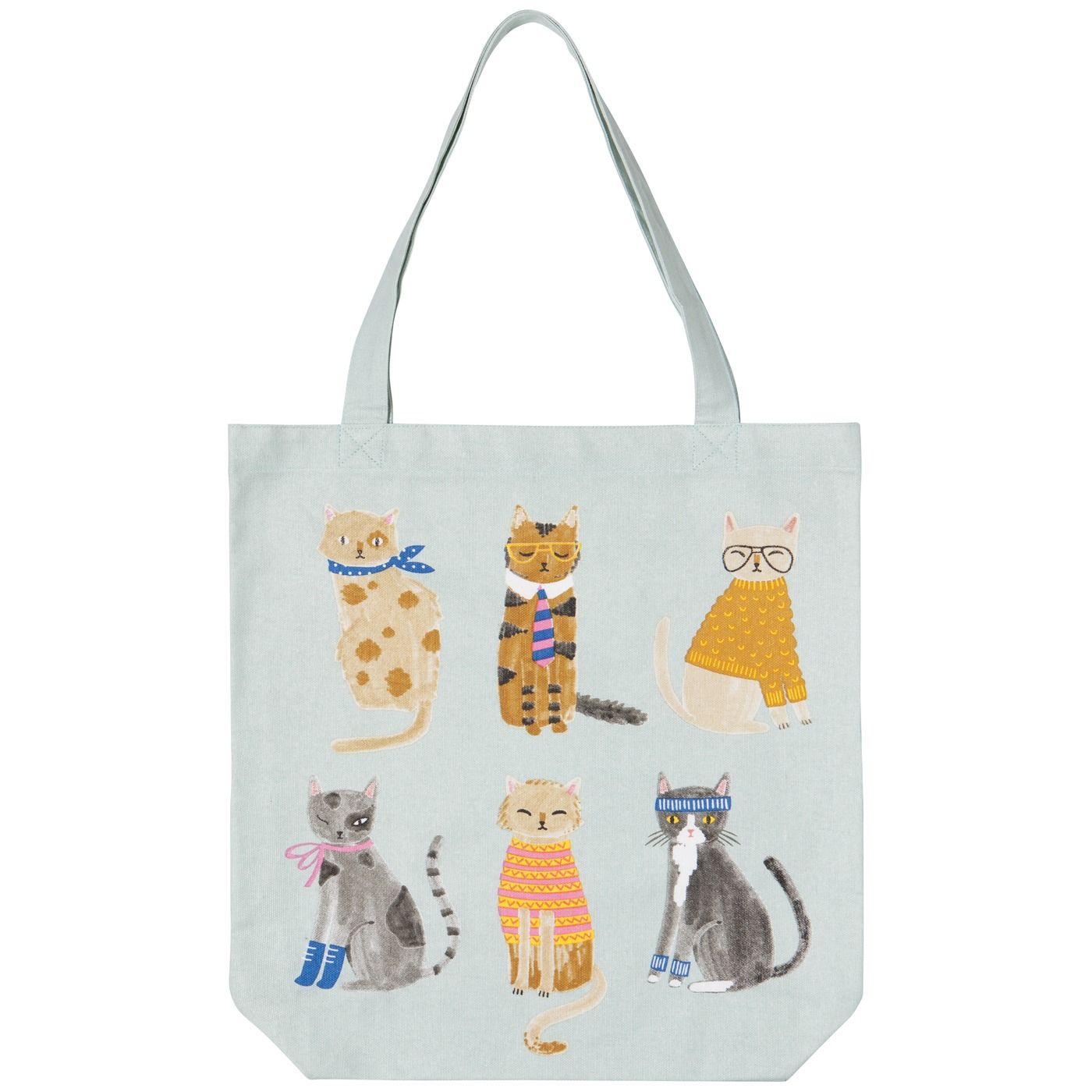 Everyday Totes - Feline Fine W14 × H15 × D4" / Strap Drop 9"