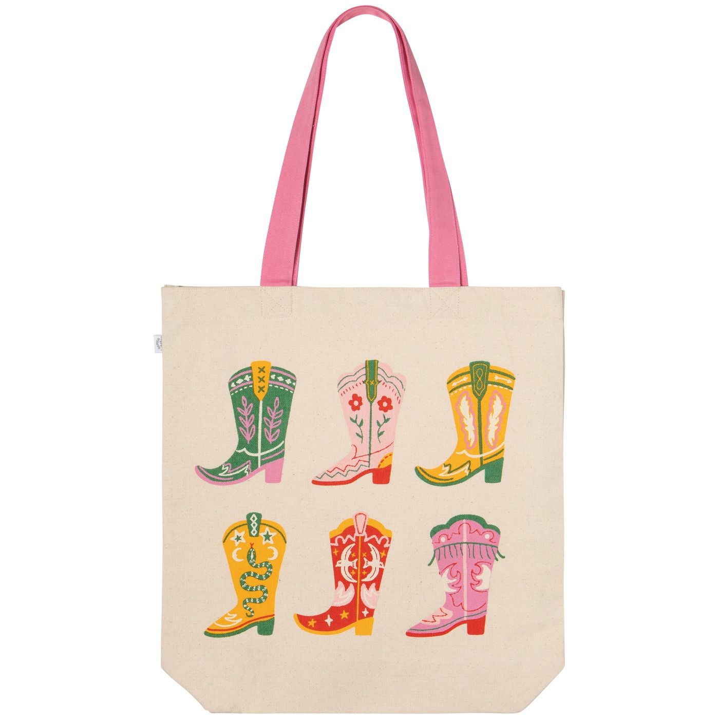 Howdy Y'all Everyday Tote Bag Cotton W14 × H15 × D4" / Strap Drop 9"