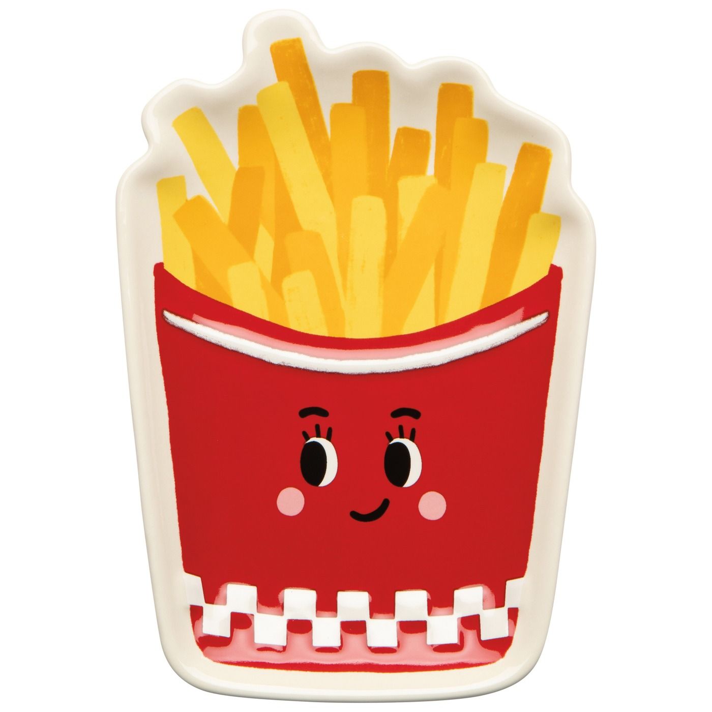 Today's Special - Cutie Fry Shaped Dish Stoneware W4.75 × L6.75"