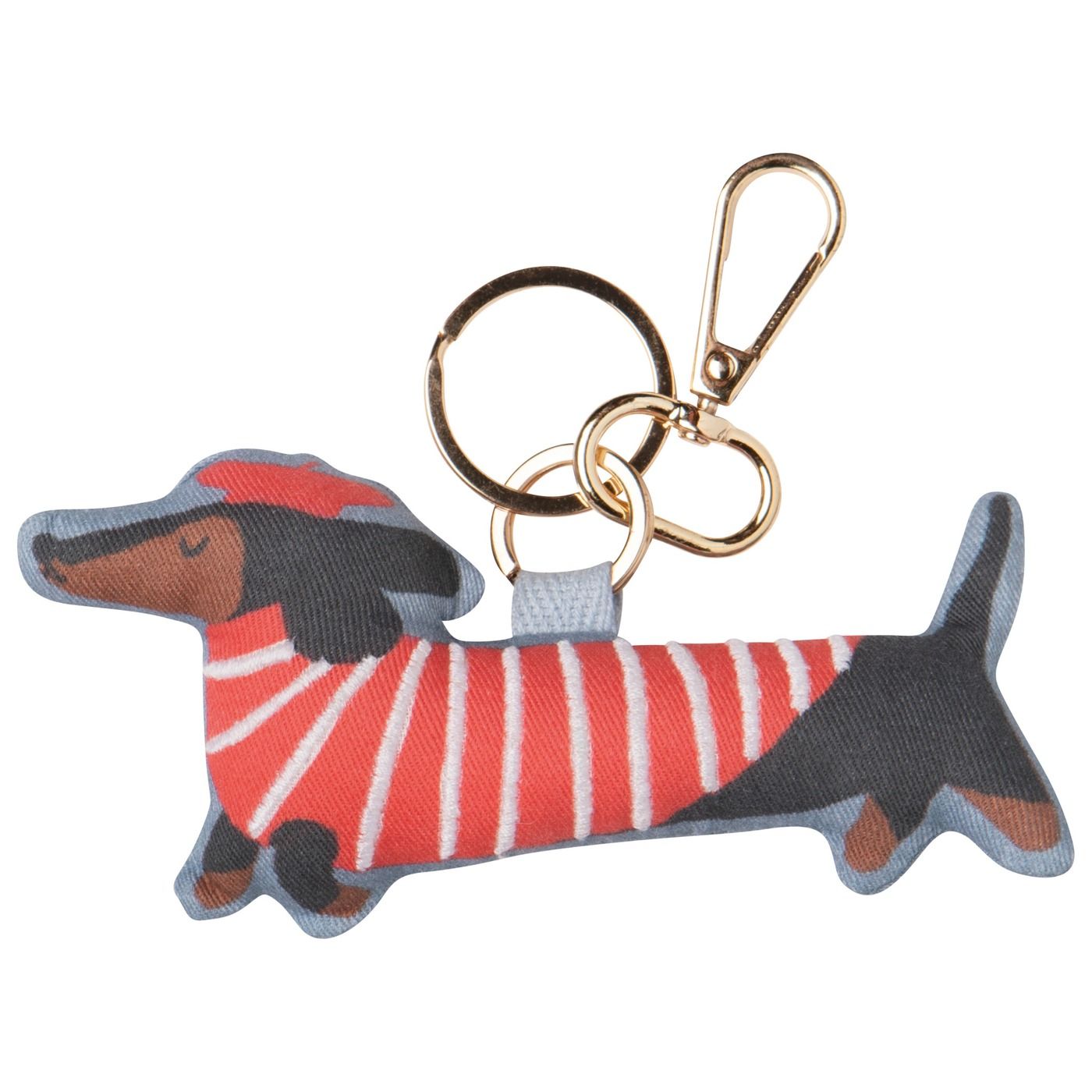 Cotton Bag Charms - Dashing Dachshunds W4.75 × L2.5"