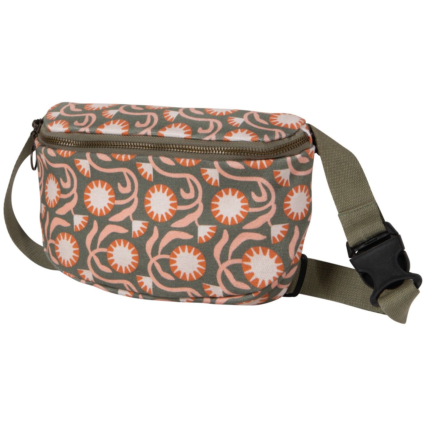 Sunburst Hip Bag Cotton Canvas W9 × H6 × D2.5"