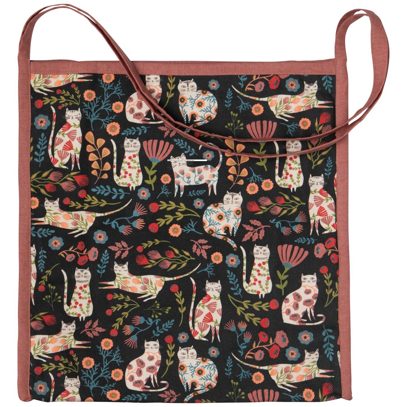 Catbloom Slouch Tote Cotton W14 × H15 × D5.75" / Strap Drop: 14"
