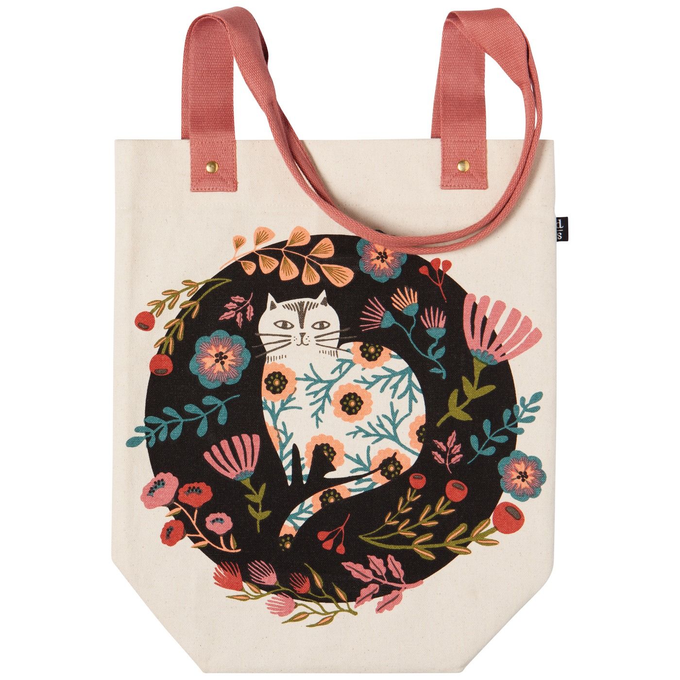 Catbloom Studio Tote Cotton W13 × H16 × D6" / Strap Drop 12.5"