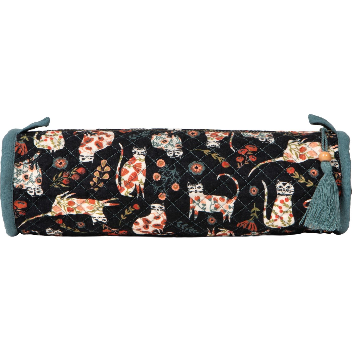 Catbloom Pencil Pouch Outer: Cotton Fill: Cotton L10 × W3.75 × H3.75"