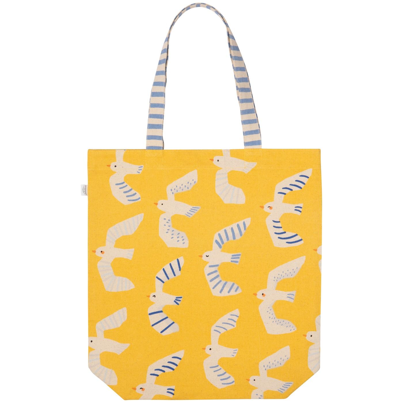 Birdie Everyday Tote Bag Cotton W14 × H15 × D4" / Strap Drop 9"